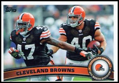 327 Cleveland Browns (Peyton Hillis Lawrence Vickers) TC